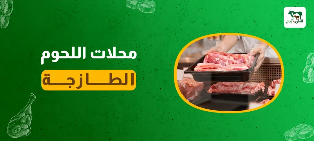 محلات اللحوم الطازجة