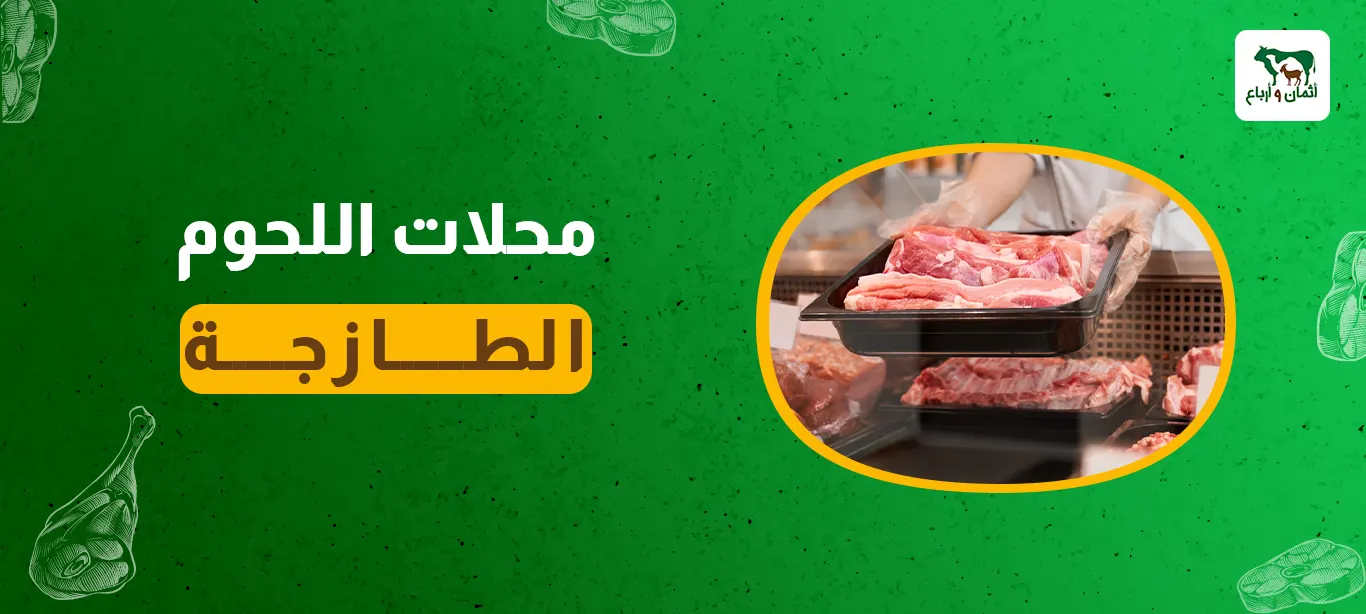 محلات اللحوم الطازجة